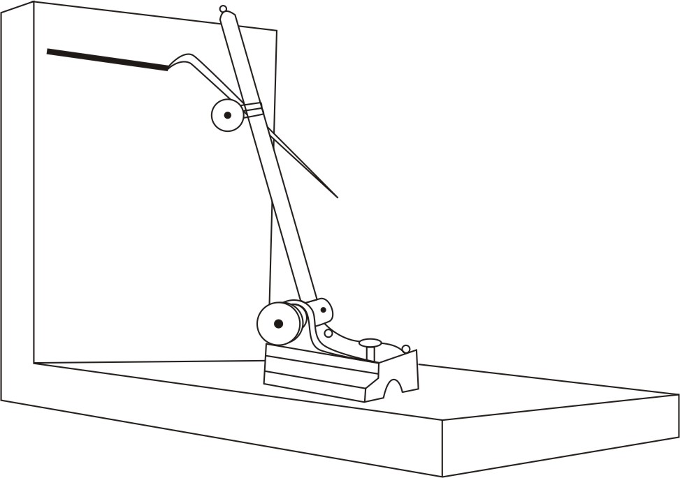 Scribing parallel line
