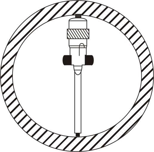 Measuring large diameter
