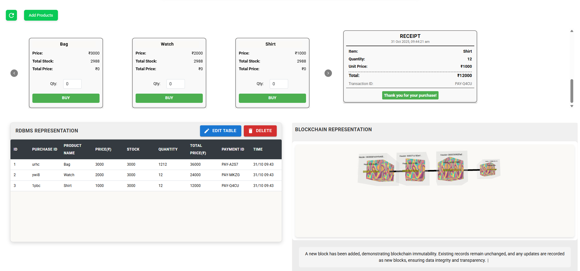 Blockchain Simulation