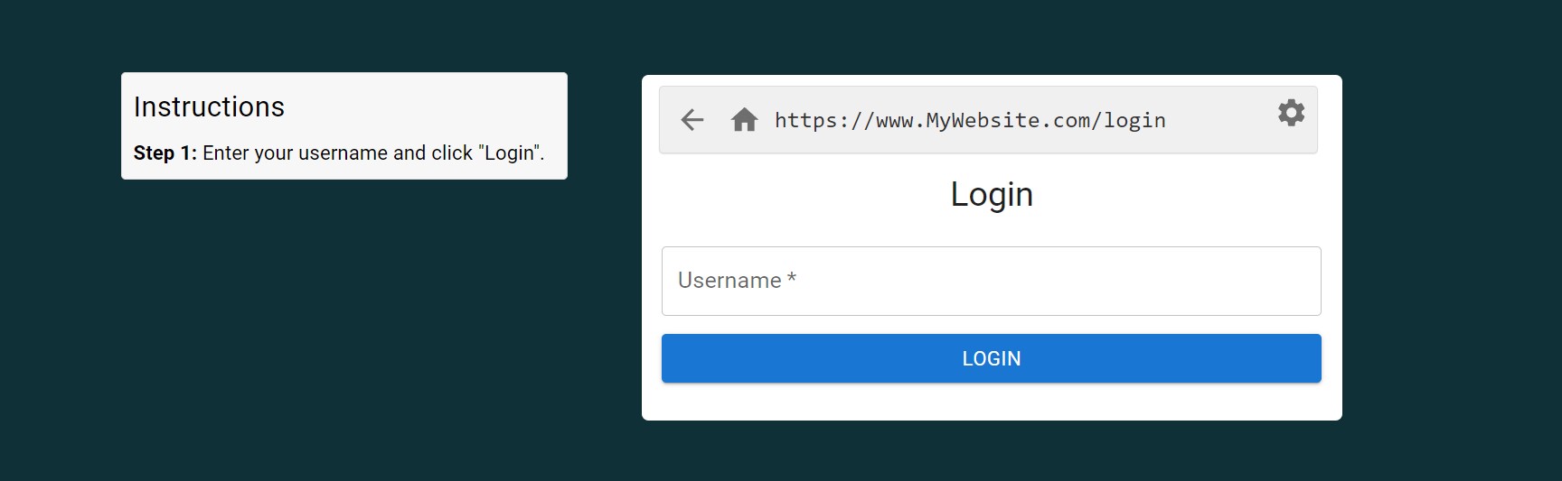 login