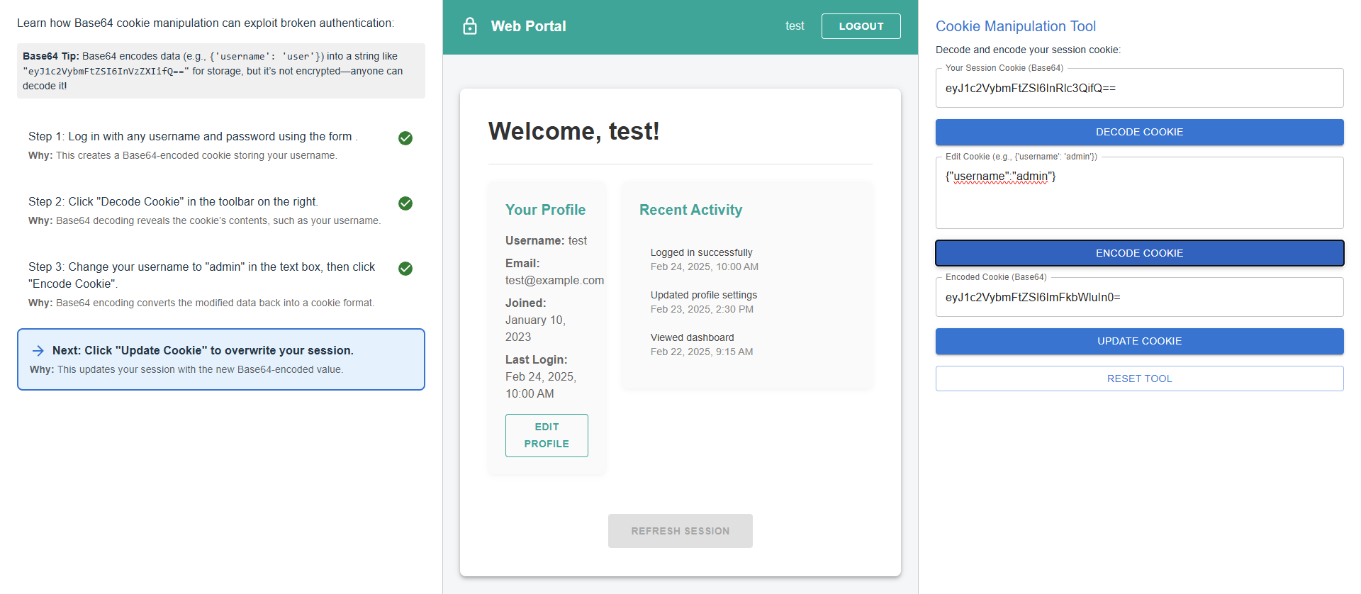 login
