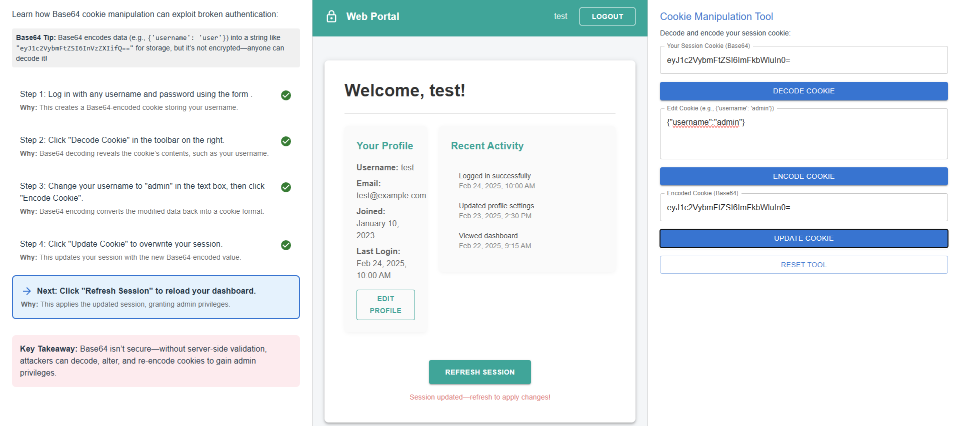 login