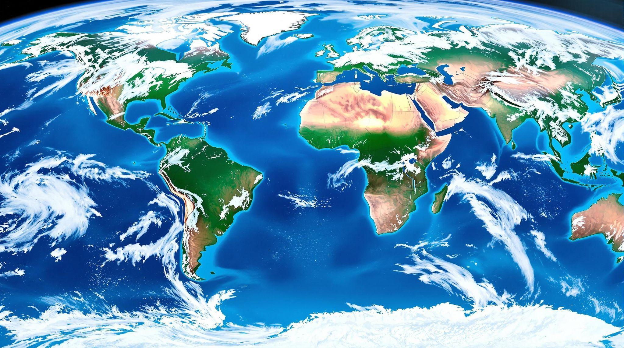 Properly aligned satellite imagery