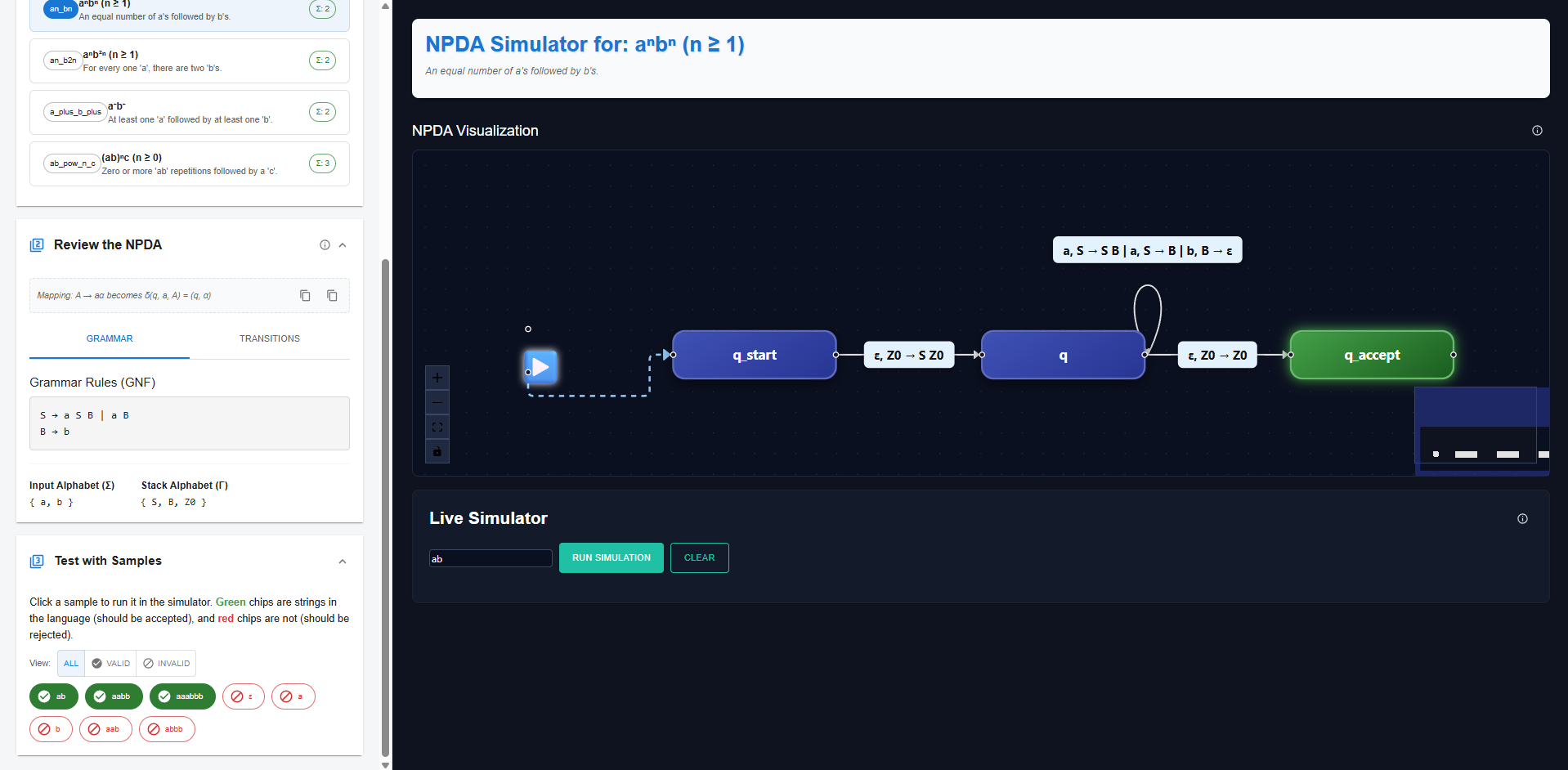 Step 2 — Review NPDA and Test