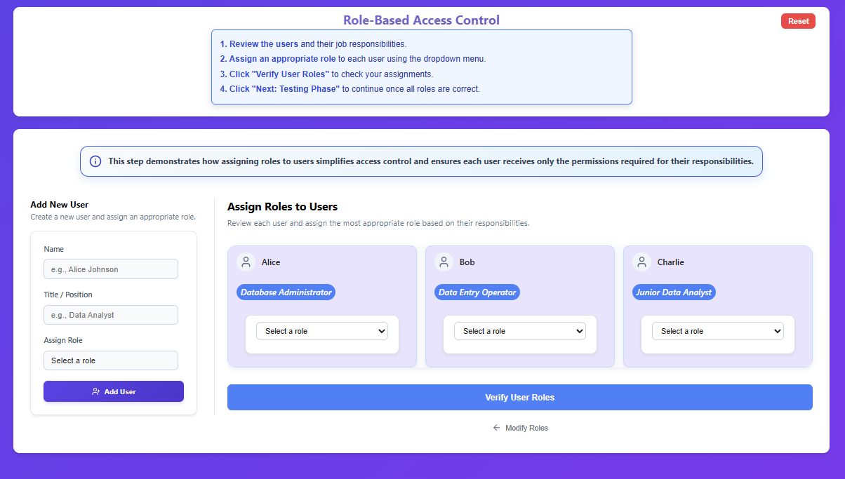 Assign Roles to Users
