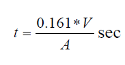 Sabine’s formula