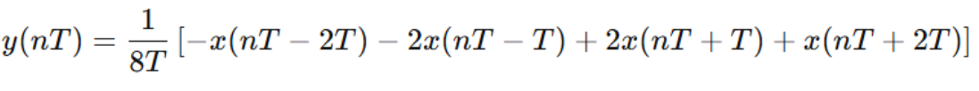 Derivative Difference Equation