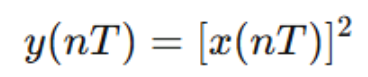 Squaring Operation Equation