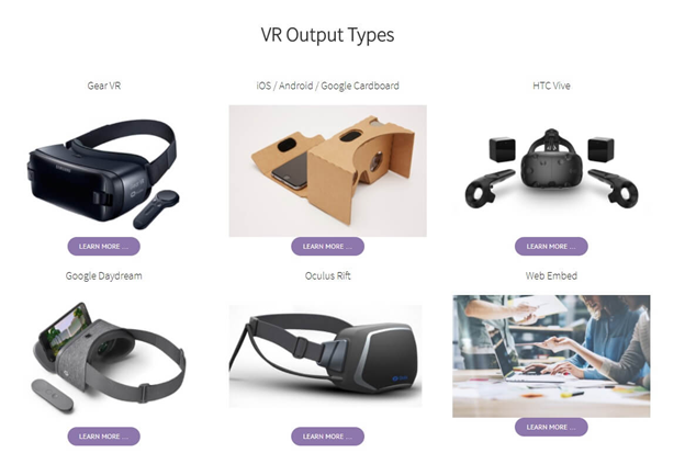Oculus Rift, Google Cardboard, HTC Vive