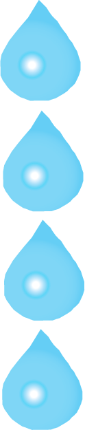 drops inside conical flask
