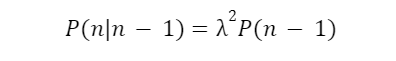 Predicted covariance equation