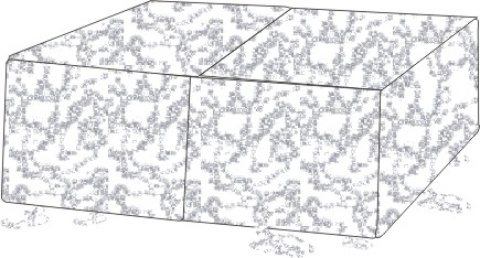 Welding of two ice cubes