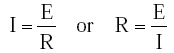 Ohm's Law Formula