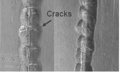 Cracks developed during welding 2