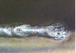 Porosity welding defect 2