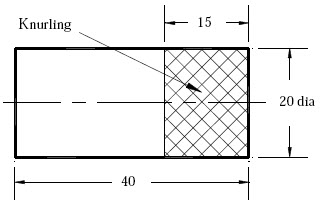 Component to be produced example