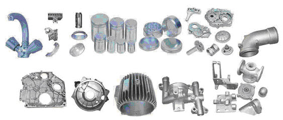 Cast Parts in typical automobile