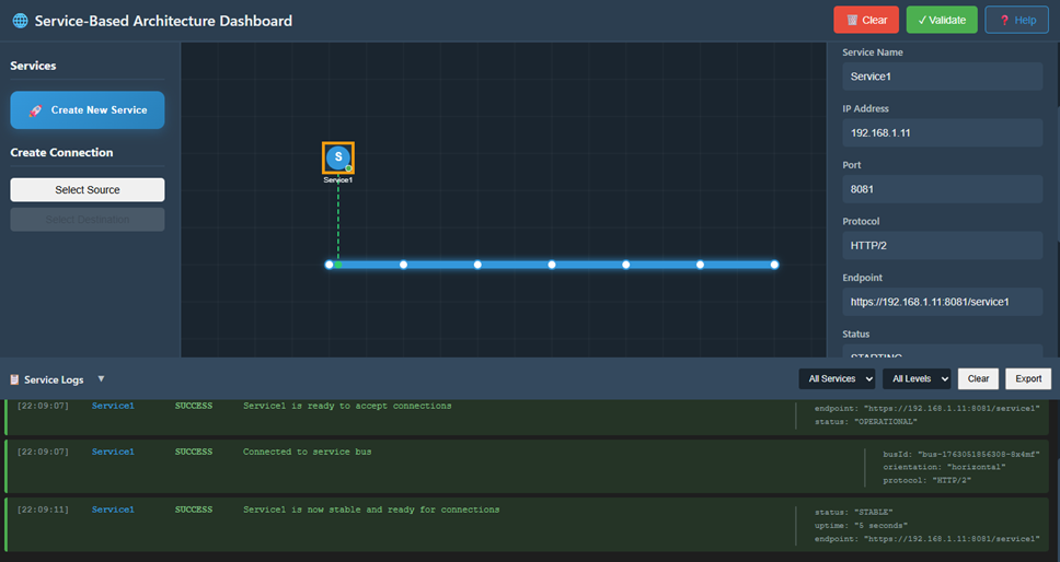 Service1 is now Stable