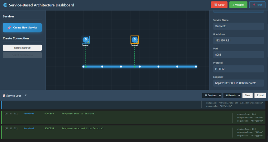 Verify the Request/Response Logs