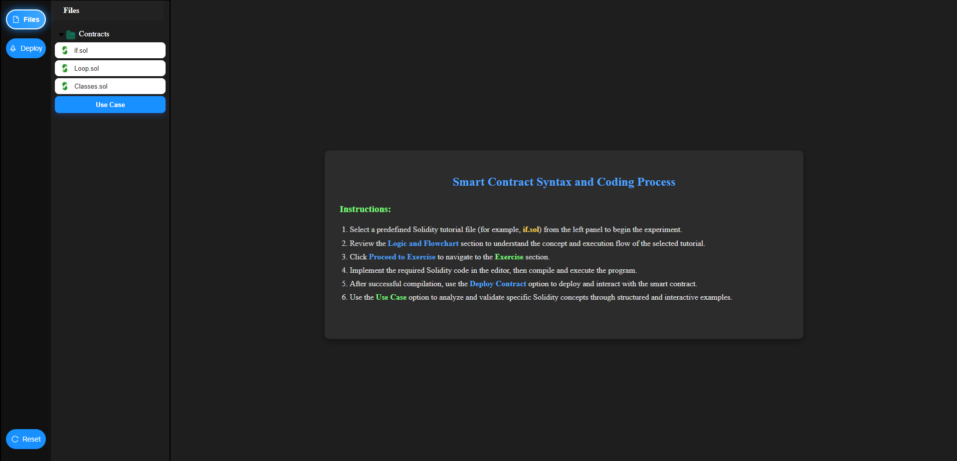 Step 1: Select Tutorial
