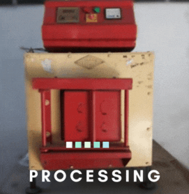 sample processing in machine